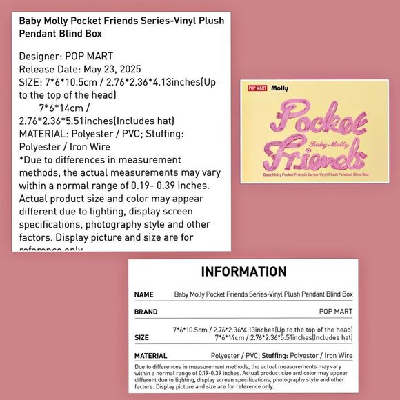 Pop Mart Baby Molly Pocket of Friends Leave Me Alone - Picture 10 of 15